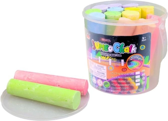Bunte Straßenmalkreide in Dose (15 Stk.)