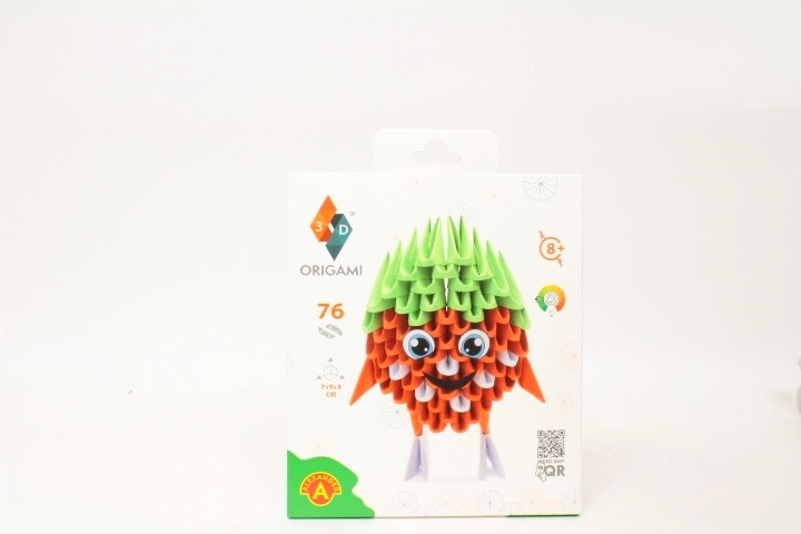 Alexander Kreativset 3D-Origami Erdbeere