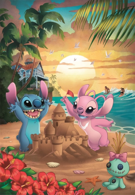 CLEMENTONI Puzzle Lilo & Stitch: Stitch und Angel 500 Teile