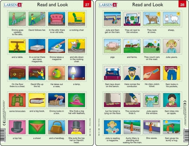 Puzzle Englisch – längere Sätze, 20 Teile