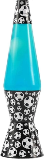 Magmatische Lavalampe Spaceship LED mit Fußballmotiv
