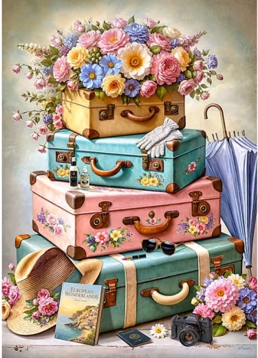 Cherry Pazzi Puzzle Bereit zum Aufbruch! 1000 Teile