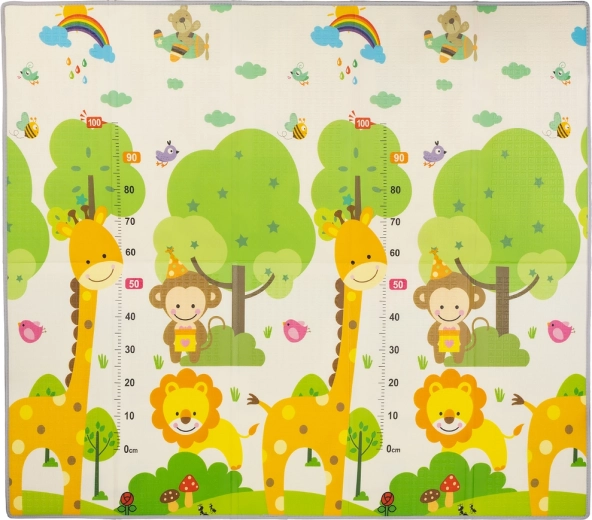 Chipolino Kinder-Spielmatte Dschungel 174 × 194 cm