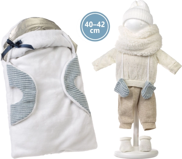 Outfit mit Tragauflage für Puppe NEW BORN 40–42 cm