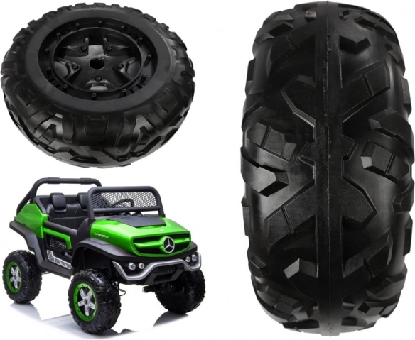 Rad für das batteriebetriebene Auto Mercedes Unimog