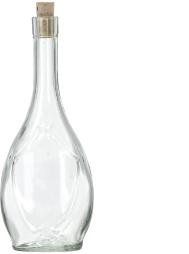 Glasflasche Ikona 500 ml mit Korkverschluss