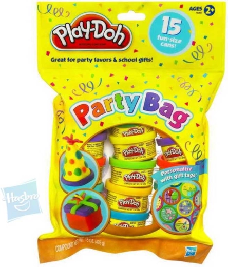 Play-Doh Partytasche mit 15 Bechern Knetmasse - 15 Stück
