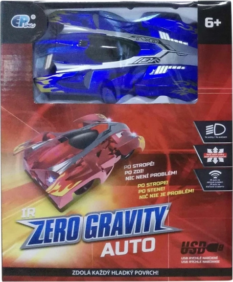 Ferngesteuertes Auto fährt die Wand entlang