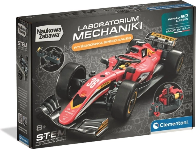 Rennwagen Speed Racer – mechanischer Bausatz