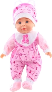 Sound-Baby in rosa Kleidung 30 cm