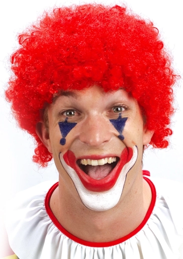 Rote Clown-Perücke für Kinder