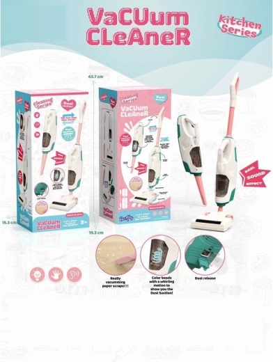 Spielzeug – vertikaler Akku‑Staubsauger