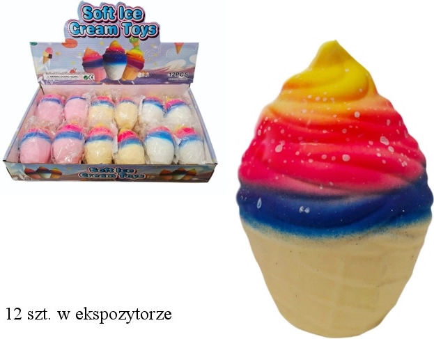 Anti-Stress-Knautschball Eiscreme