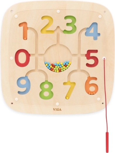Viga Toys magnetische Lerntafel mit Zahlen