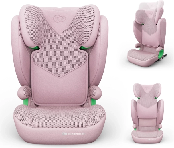 Kinderkraft Autositz junior fix 2 plus i-Size 100–150 cm pink