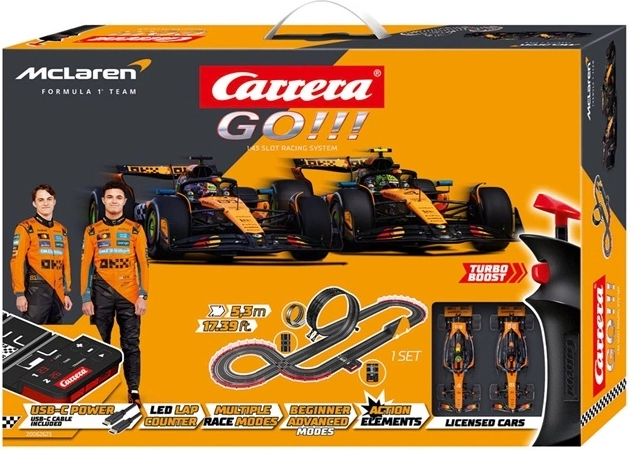 Carrera GO!!! McLaren Racing Autorennbahn