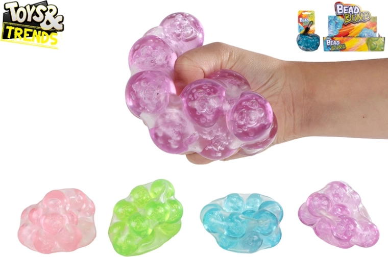 Antistress-Ball mit knackenden Kügelchen 9 cm TOYS&TRENDS