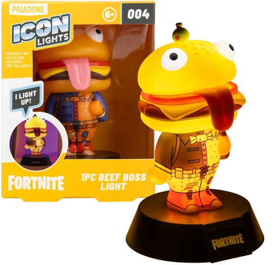 Dekorative Fortnite Beef Boss Lampe