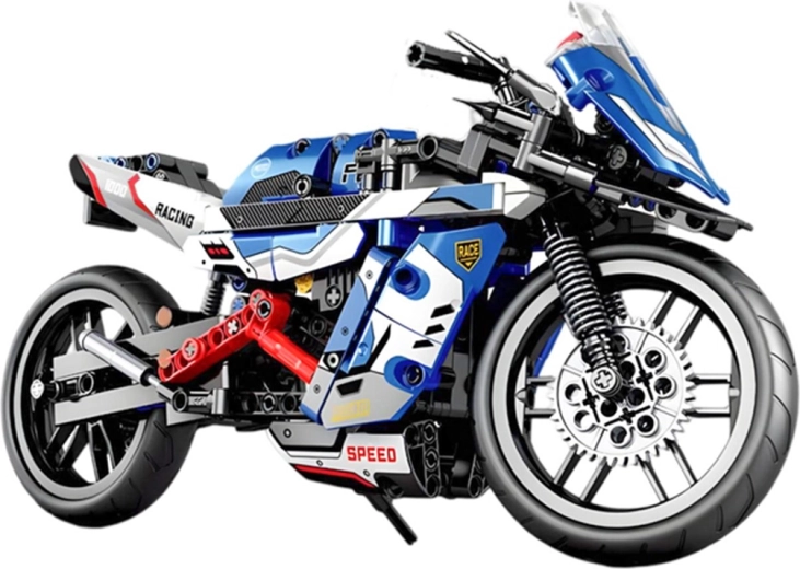 Motorrad-Bausatz mit 426 Teilen