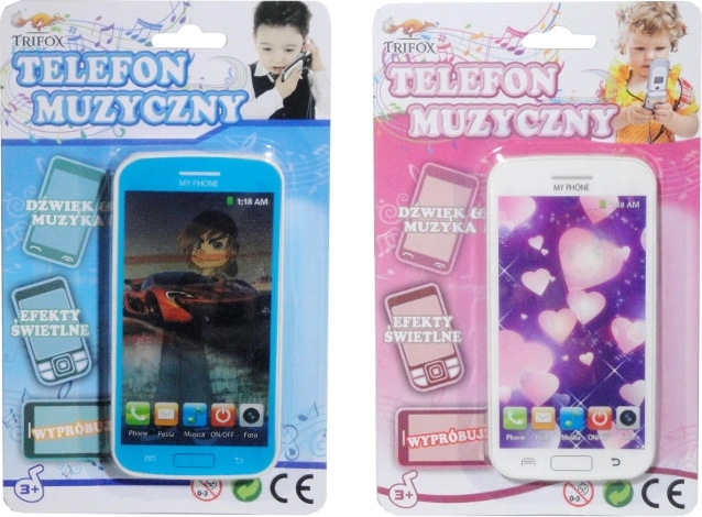 Kinder-Smartphone mit Batterien, Lichtern und Geräuschen