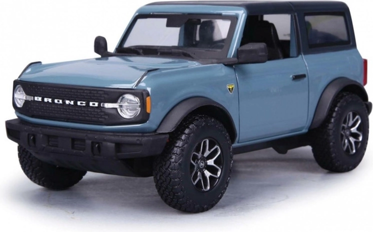 Bausatzmodell Ford Bronco Badlands blau