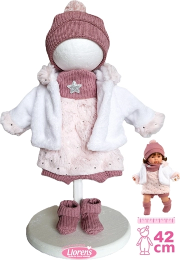 Llorens Outfit für Puppe 42 cm – 6‑teiliges Winterset