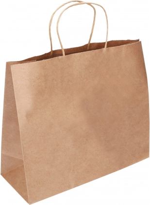 Geschenkpapiertüte Craft M 32 × 11 × 25 cm