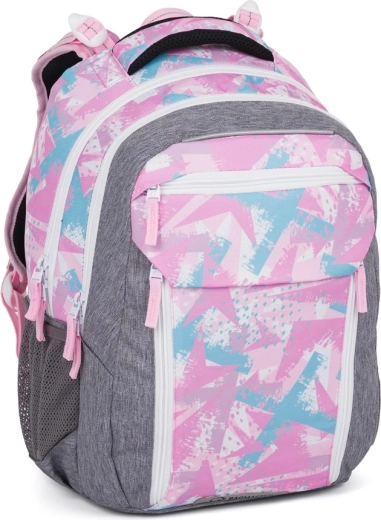 Bagmaster Porto Schulrucksack rosa-blau