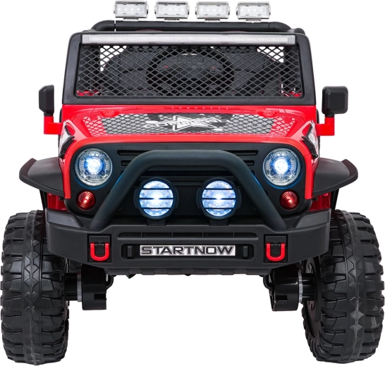 Elektrisches Kinderauto Jeep BEAST 4x4 rot
