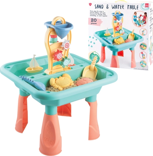Playgo Wasser- und Sandtisch – 20-teiliges Set