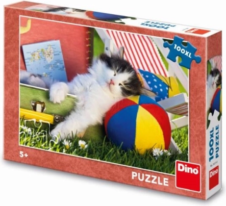 Puzzle Kätzchen ruht sich aus 100 XL Teile