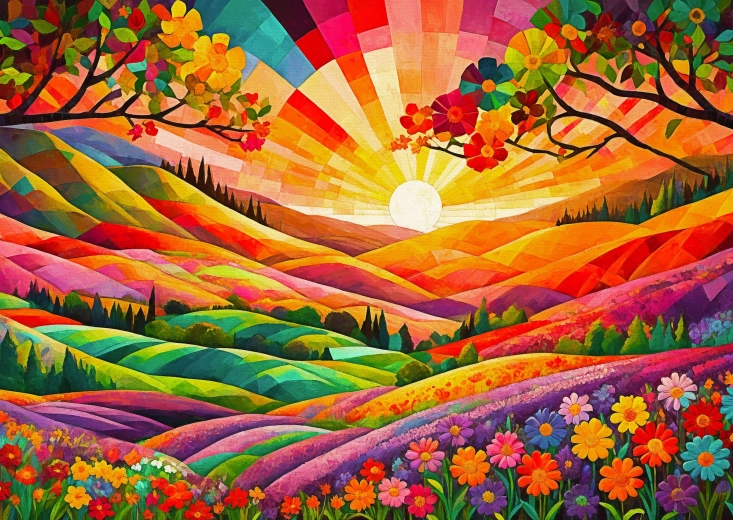 Enjoy Puzzle Morgengrauen in Utopia 1000 Teile