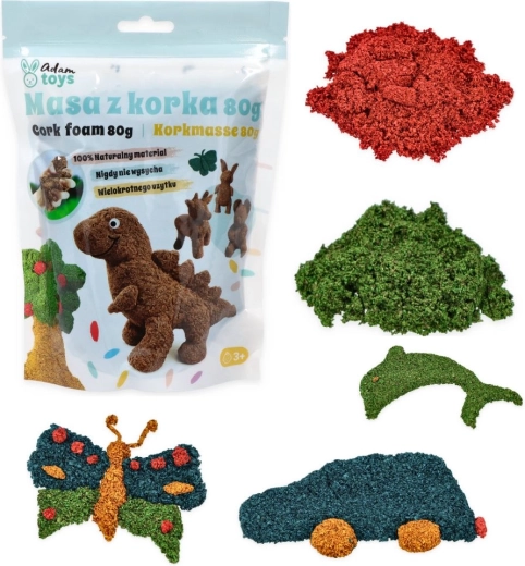 Sensorische Korkmasse Adam Toys in verschiedenen Farben – 1 Stück