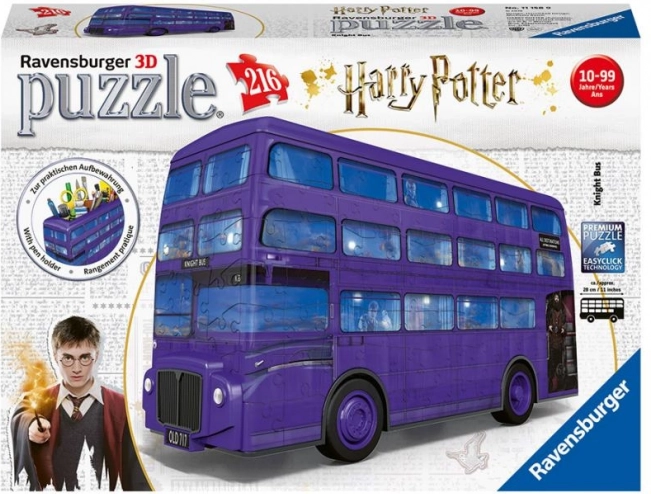 3D Puzzle Harry Potter Zauberbus 216 Teile