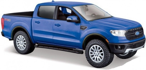 Ford Ranger Modellauto 2019 blau 1/27