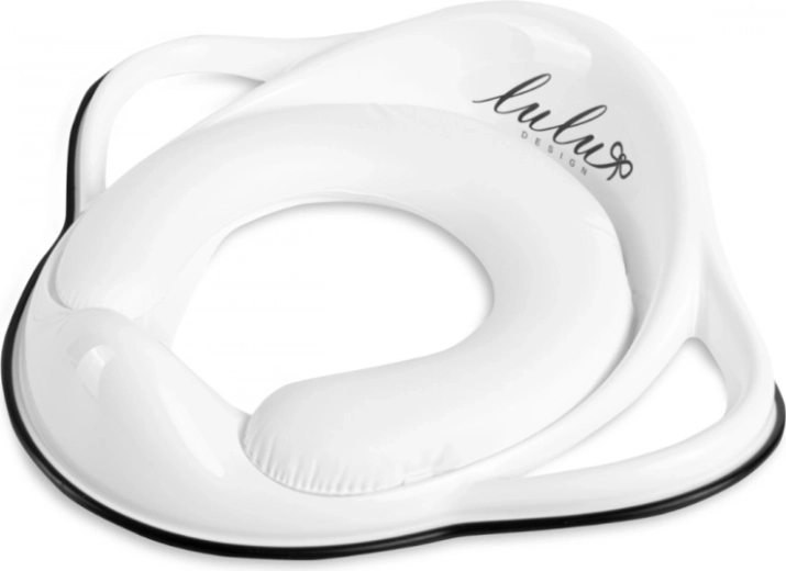 Maltex weiche WC-Reduzierbrille mit Griffen Lulu weiß