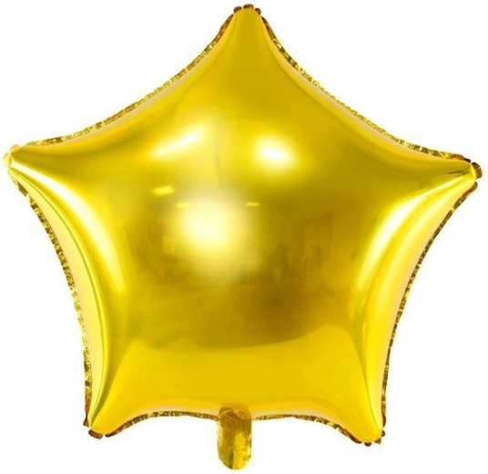 Folienballon Stern gold 45 cm