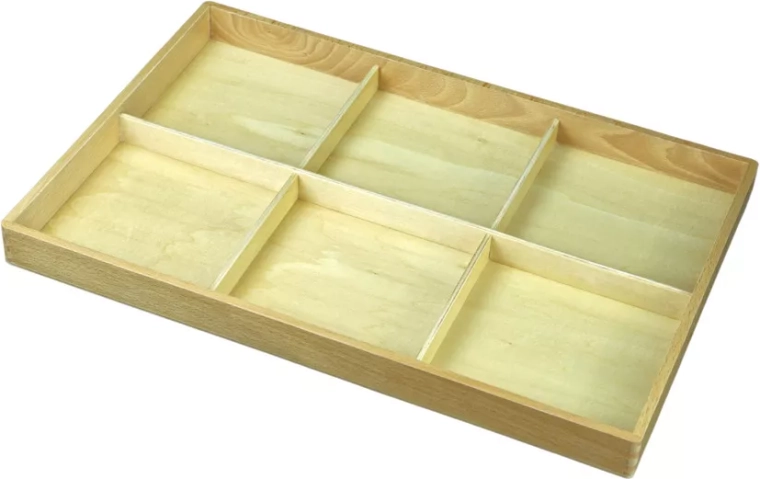 Holz-Sortiertablett für die geometrische Kommode – 1 Stück