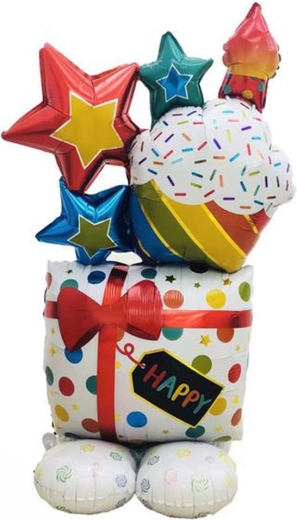 Maxi-Geschenk Folienballon 65 × 114 cm
