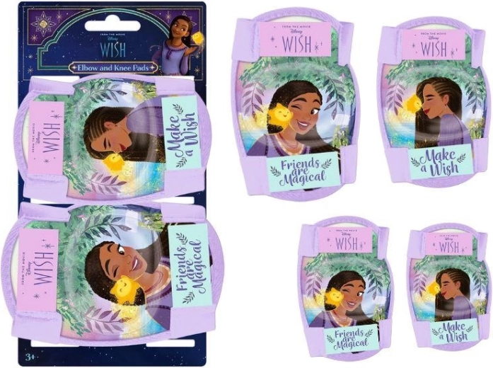 Set aus Knie- und Ellbogenschützern Disney Wish – 4 Stk.