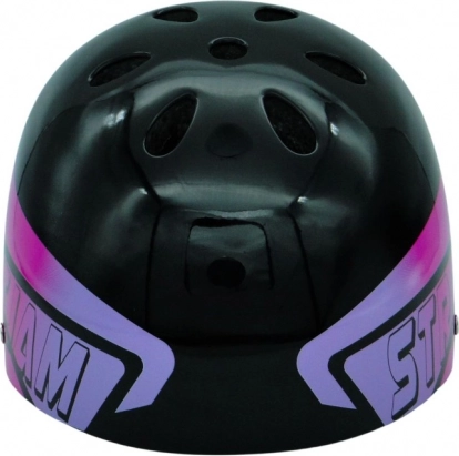 Helm Dazzler schwarz mit blau‑violetten Elementen – Größe S