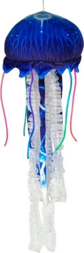 Blaue Plüschqualle 50 cm