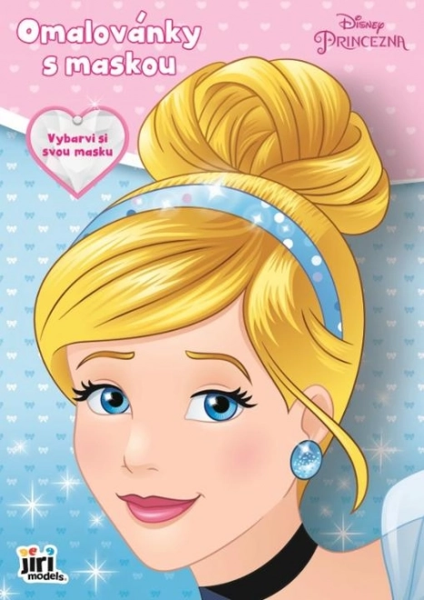 Jiri Models Ausmalbuch mit Maske zum Ausmalen – Disney Prinzessinnen
