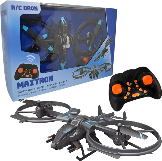 RC-Drohne Maxtron mit einfacher Steuerung und LED-Beleuchtung