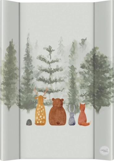 Ceba Baby ultra leichte Wickelauflage mit fester Platte 50 × 70 cm Forest Companions - 1 Stück