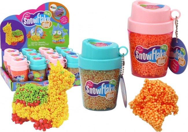 Kuschelige Orange Polystyrol Kügelchen im Becher