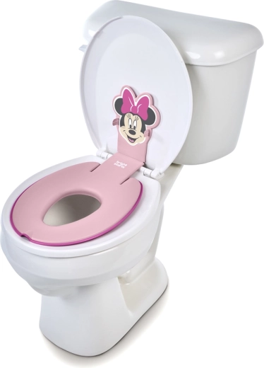 Bright Starts selbstklebender Kinder-WC-Sitz Flip & Sit mit Minnie-Maus-Motiv