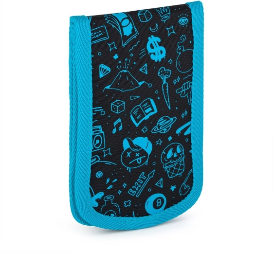 Topgal Halsbeutel Vega mit Doodle-Art-Motiv