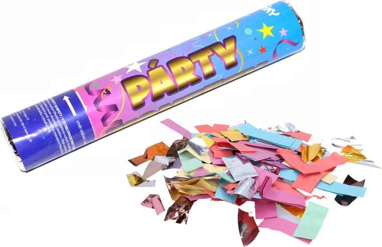 Wiky Party-Konfetti zum Abschießen, 30 cm