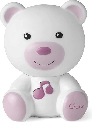 Chicco Nachtlicht mit Musik Bärchen rosa